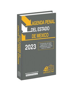 Foto 1 | Libro ''agenda Penal Del Estado De México 2023''