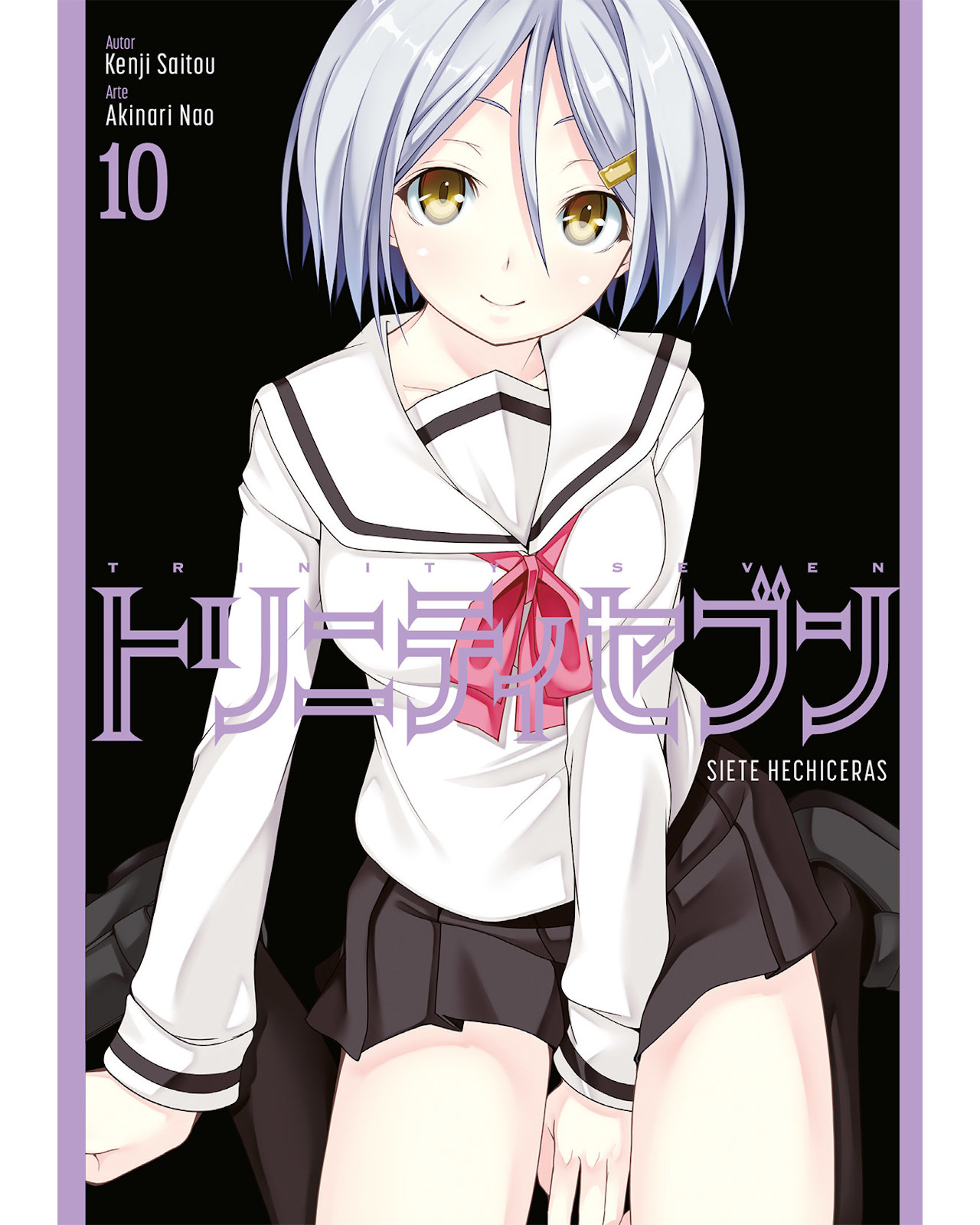 Foto 2 pulgar | Libro ''trinity Seven 10''