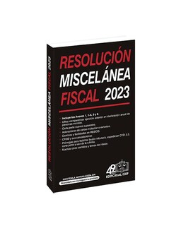 Foto 1 | Libro ''resolución Miscelanea Fiscal 2023''