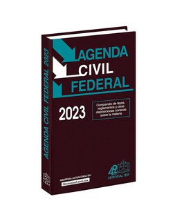 Foto 1 | Libro ''agenda Civil Federal 2023''