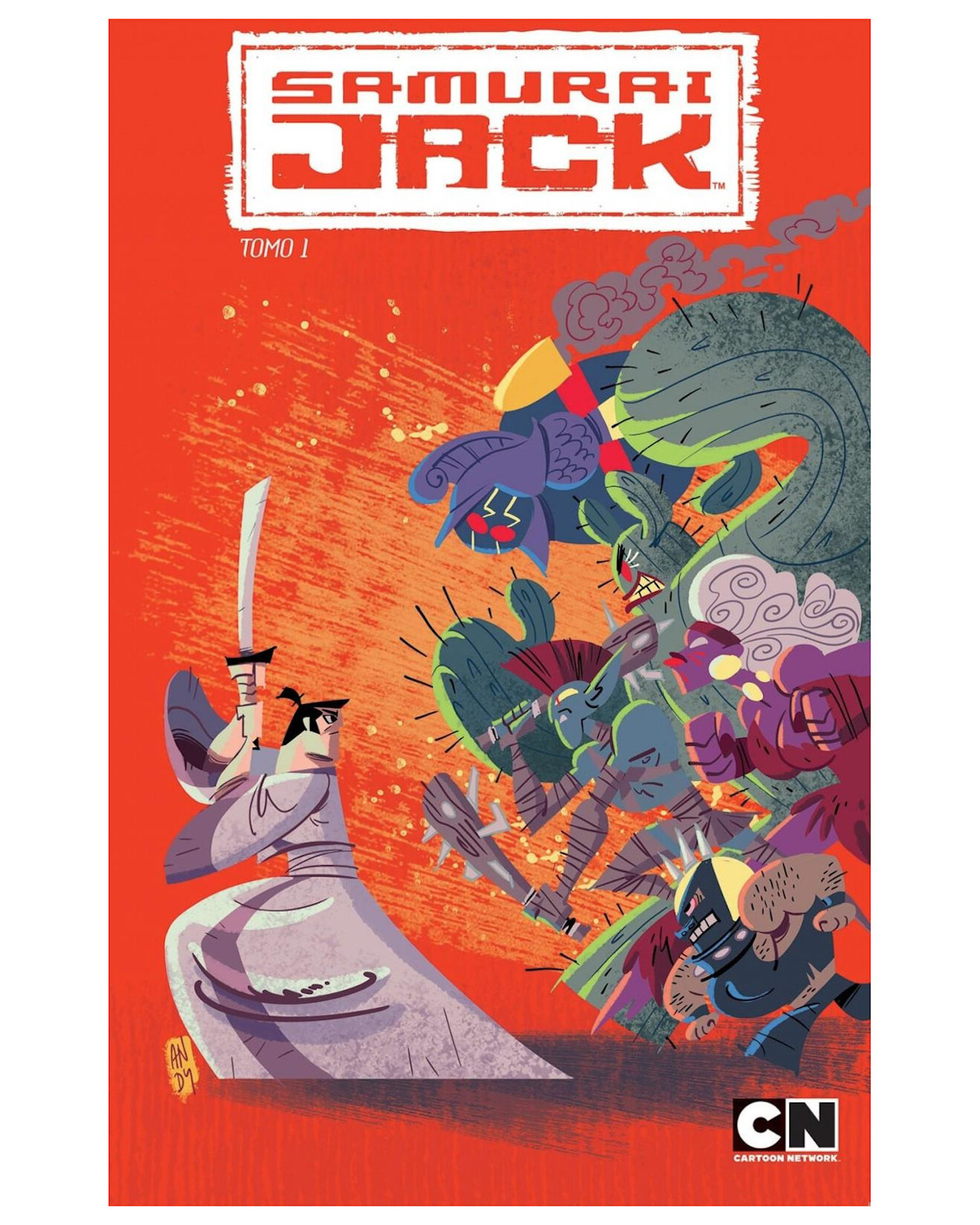 Libro ''samurai Jack 1a''