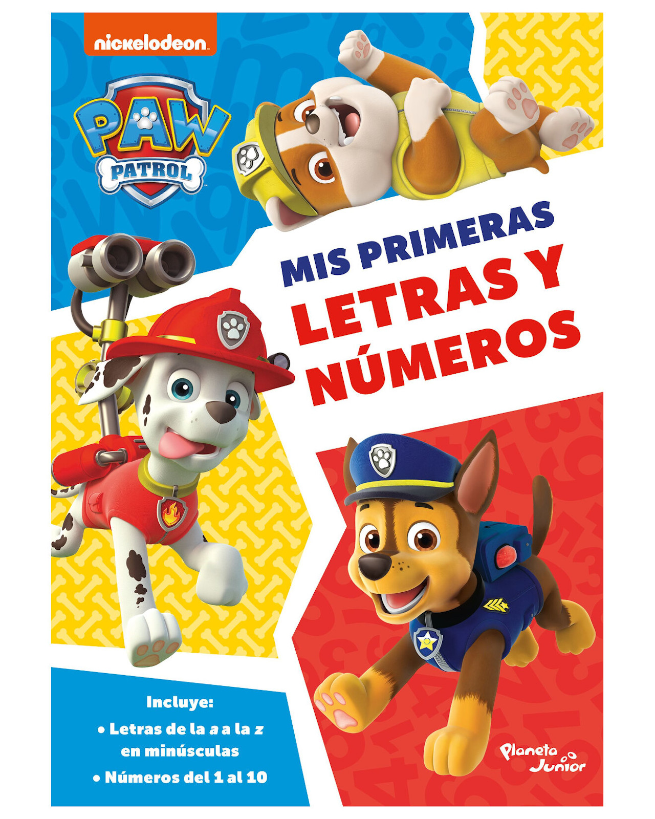 Libro ''paw Patrol. Mis Primeras Letras Y Números''
