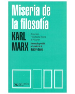 Foto 1 | Libro ''miseria De La Filosofía. Respuesta A Filosofía De La Miseria De Proudhon''