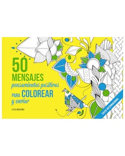 Foto 1 | Libro ''50 Mensajes Pensamientos Positivos para Colorear y Enviar''