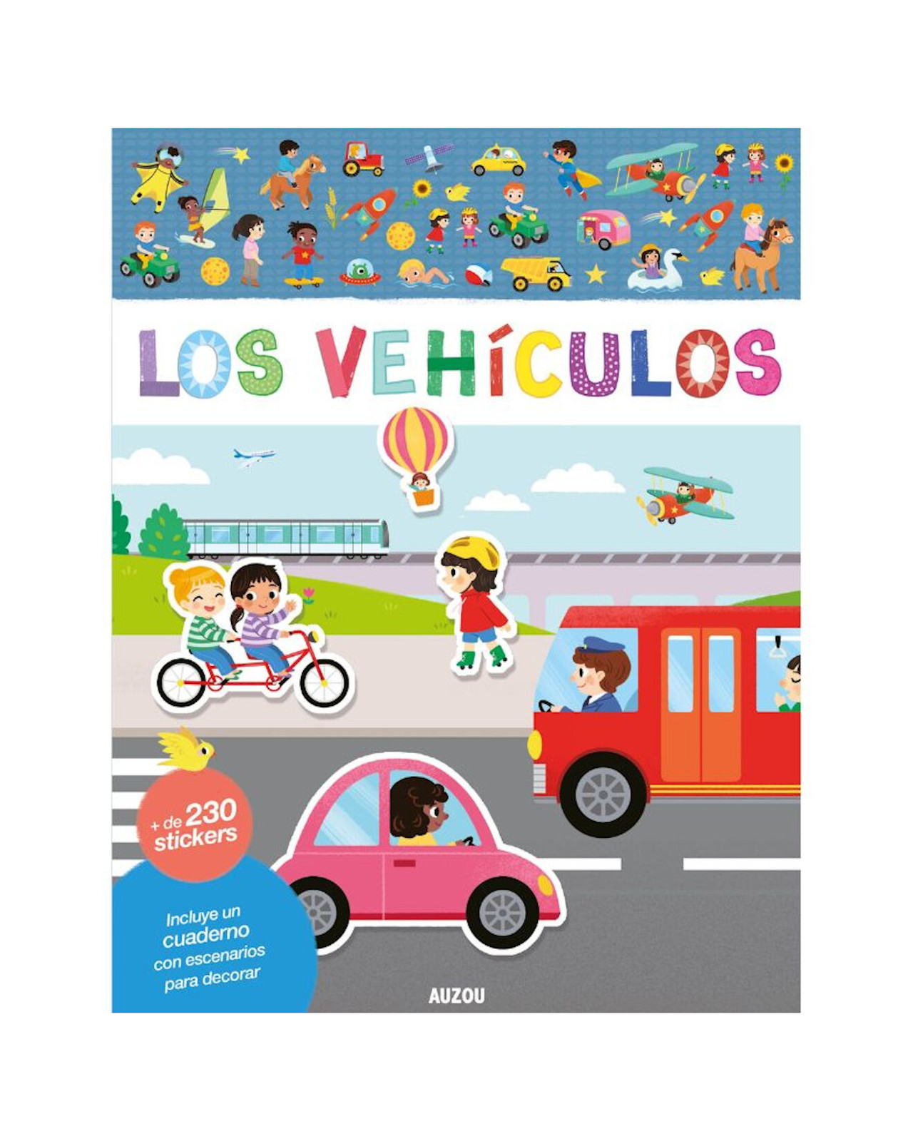 Foto 2 pulgar | Libro ''vehiculos, Libro De Stickers''
