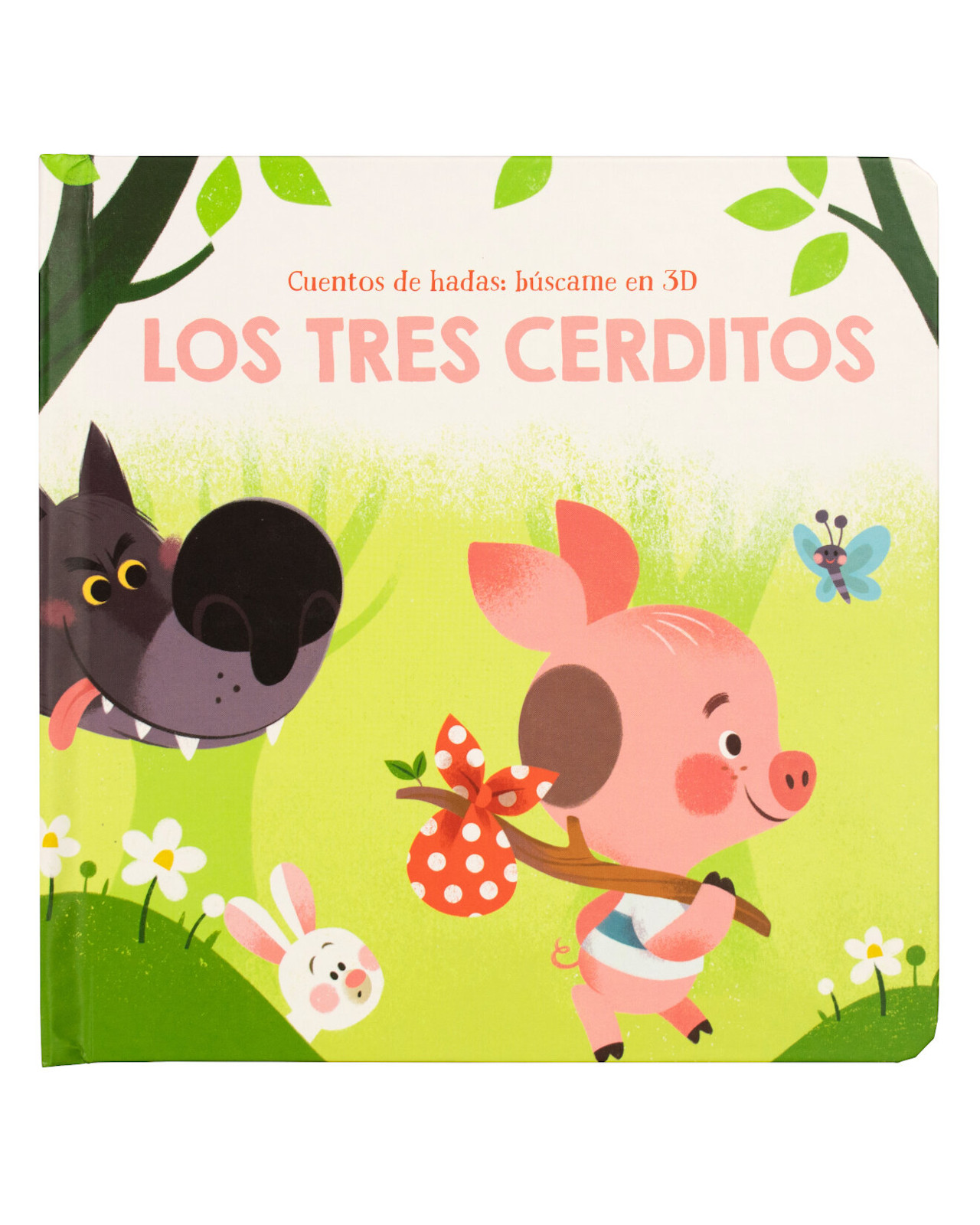 Foto 2 pulgar | Libro ''cuentos De Hadas: Búscame En 3d Los Tres Cerditos''
