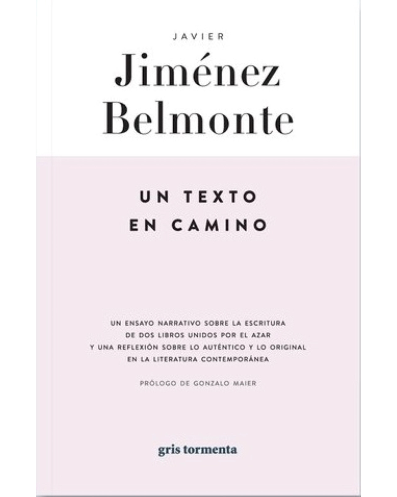 Foto 2 pulgar | Libro Un Texto En Camino Editorial Gris Tormenta Autor Javier Jiménez Belmonte