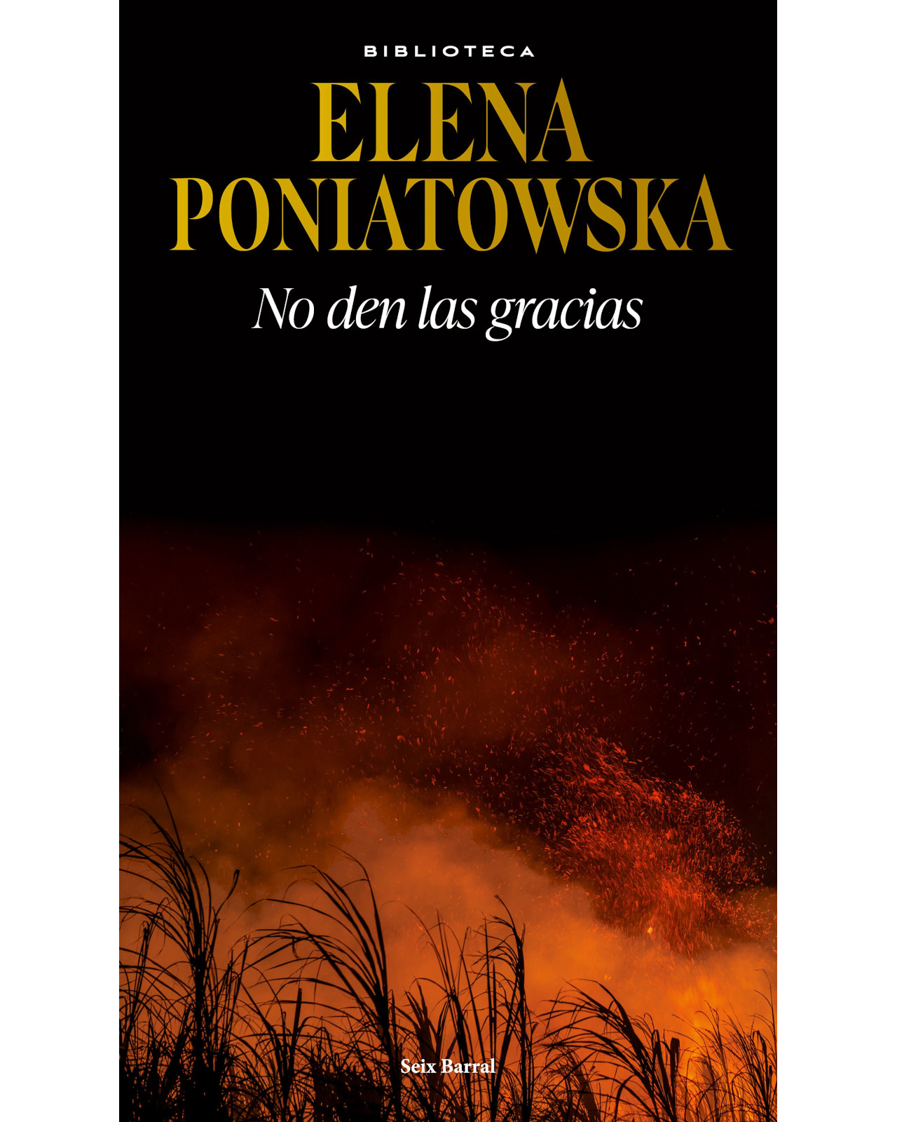 Foto 1 | Libro No Den Las Gracias - Seix Barral - Poniatowska Elena