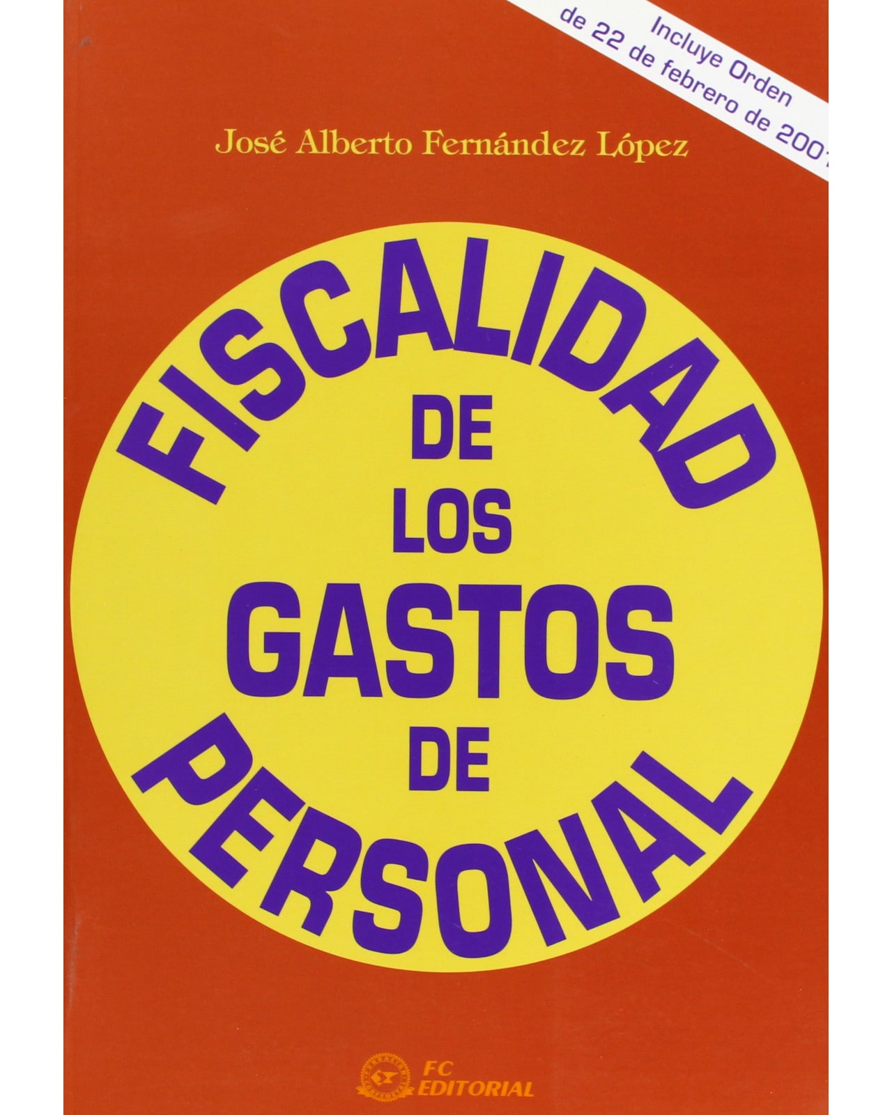 Libro Fiscalidad De Los Gastos De Personal Autor José Alberto Fernández López $880