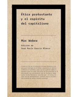 Foto 1 | Libro Ética Protestante y el Espíritu del Capitalismo Biblioteca Nueva Max Weber