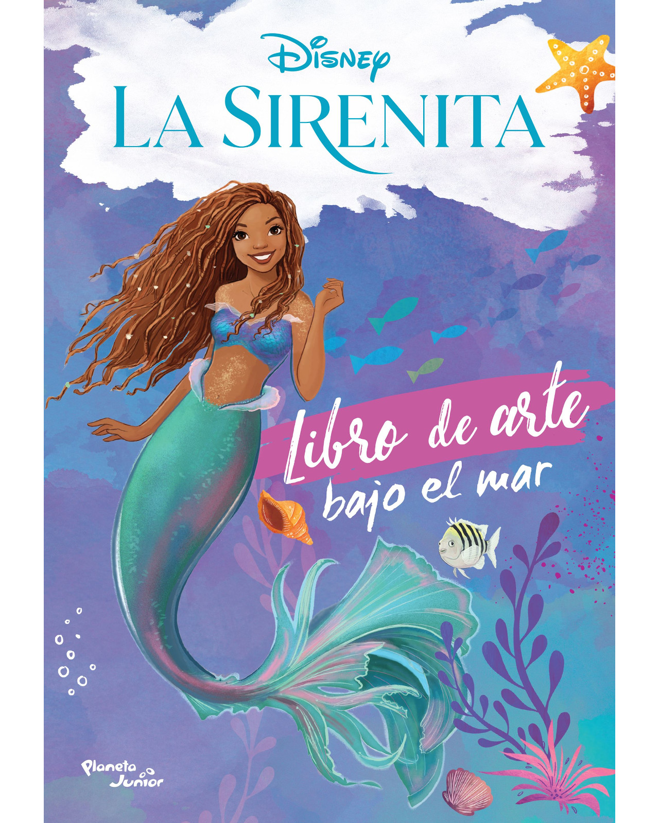 Foto 2 pulgar | Libro de Arte Bajo El Mar Planeta Infantil Disney
