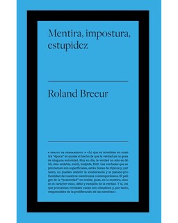 Foto 1 | Libro Mentira, Impostura, Estupidez Autor Roland Breeur