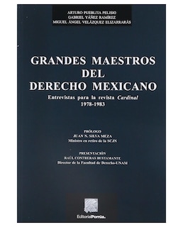 Foto 1 | Libro Grandes Maestros Del Derecho Mexicano- Editorial Porrúa - Pueblita Pelisio, Arturo