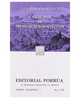 Foto 1 | Libro La Ciudad De México-tenochtitlán, 1521-1555- Editorial Porrúa - Borja Martínez, Luis