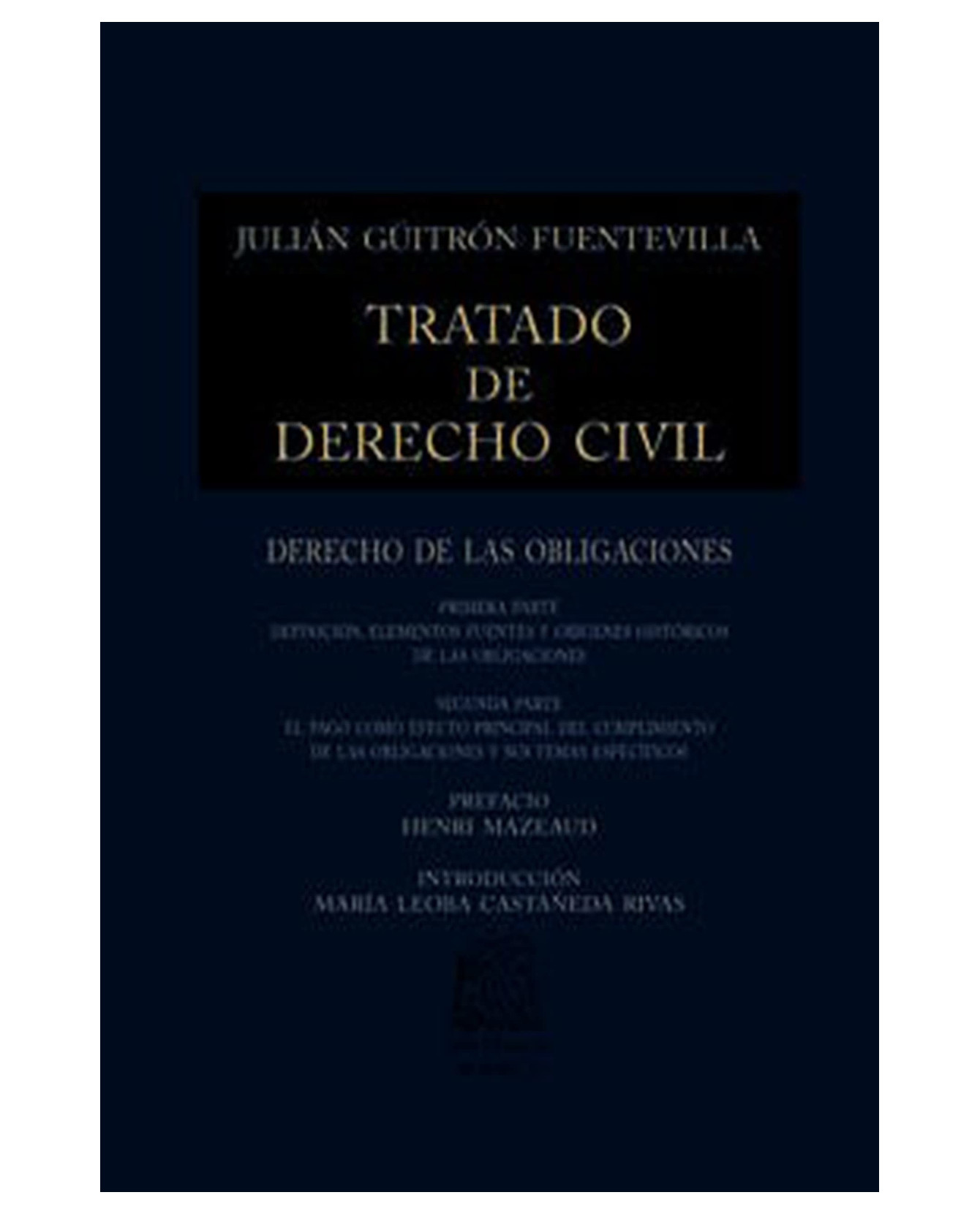 Foto 2 pulgar | Libro Tratado De Derecho Civil Tomo Xiii- Editorial Porrúa - Güitrón Fuentevilla, Julián