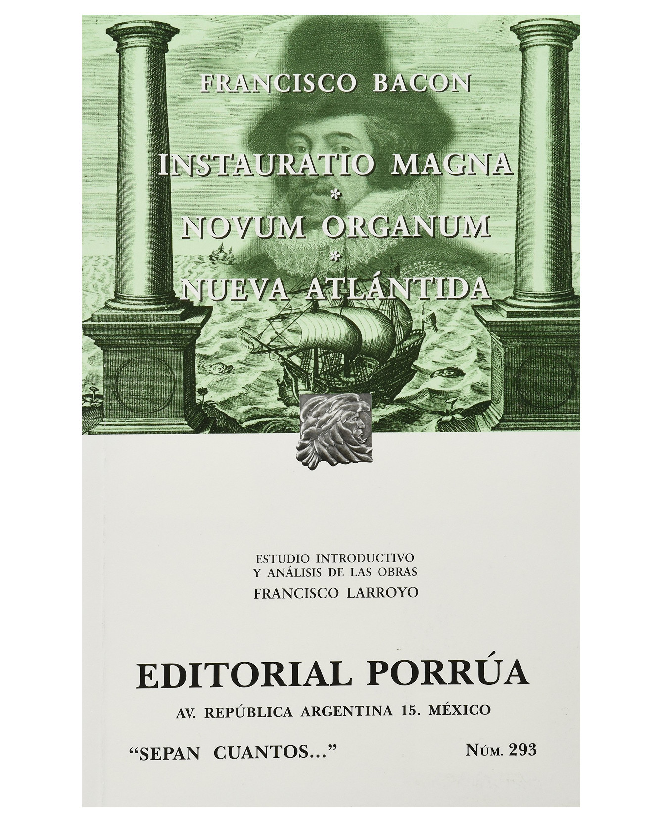 Foto 2 pulgar | Libro Instauratio Magna · Novum Organum · Nueva Atlántida- Editorial Porrúa - Bacon, Francisco