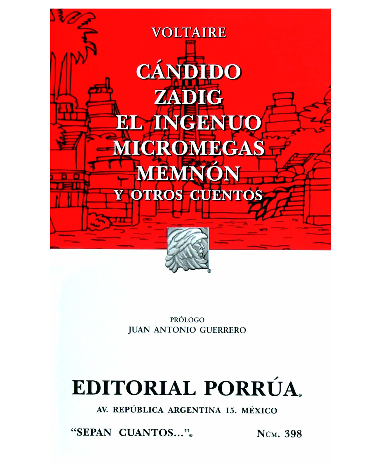 Libro Cándido · Zadig · El Ingenuo · Micromegas · Memnón Y Otros Cuentos- Editorial Porrúa - Voltaire
