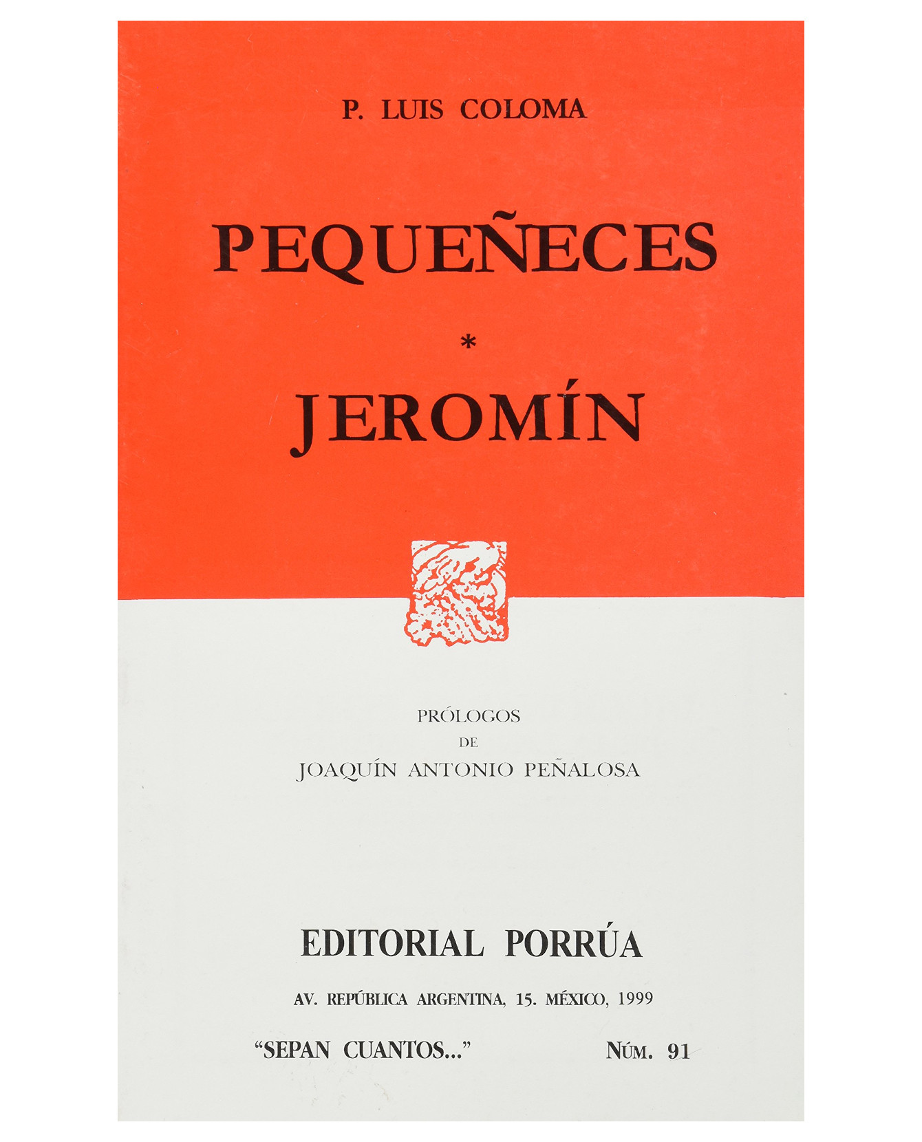 Foto 2 pulgar | Libro Pequeñeces · Jeromín- Editorial Porrúa - Coloma, Luis P.