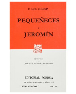 Foto 1 | Libro Pequeñeces · Jeromín- Editorial Porrúa - Coloma, Luis P.