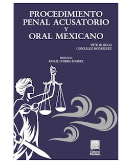 Foto 1 | Libro Procedimiento Penal Acusatorio Y Oral Mexicano- Editorial Porrúa - González Rodríguez, Víctor Hugo