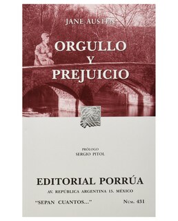 Foto 1 | Libro Orgullo Y Prejuicio- Editorial Porrúa - Austen, Jane