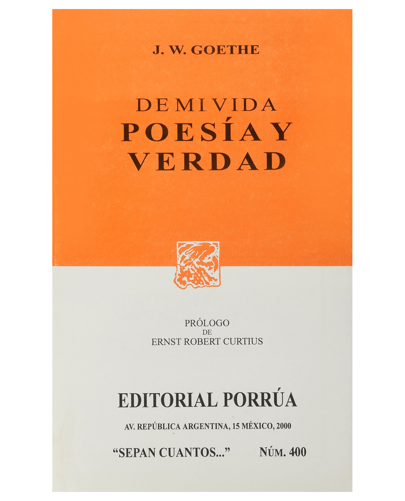 Foto 2 pulgar | Libro De Mi Vida: Poesía Y Verdad- Editorial Porrúa - Von Goethe, Johann Wolfgang