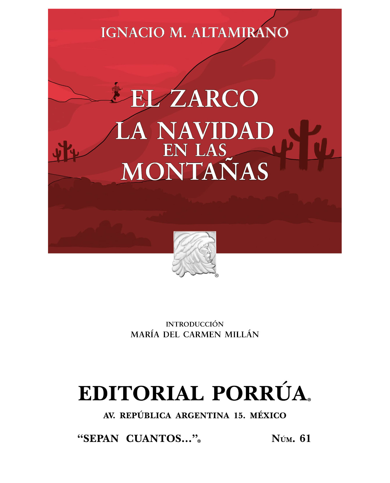 Foto 2 pulgar | Libro El Zarco · La Navidad En Las Montañas- Editorial Porrúa - Altamirano, Ignacio Manuel
