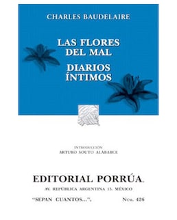 Foto 1 | Libro Las Flores Del Mal · Diarios Íntimos- Editorial Porrúa - Baudelaire, Charles