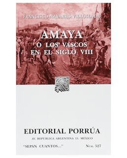 Foto 1 | Libro Amaya O Los Vascos En El Siglo Viii- Editorial Porrúa - Navarro Villoslada, Francisco