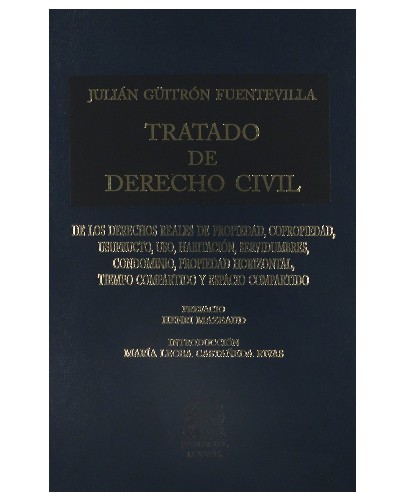 Foto 2 pulgar | Libro Tratado De Derecho Civil Tomo X- Editorial Porrúa - Güitrón Fuentevilla, Julián