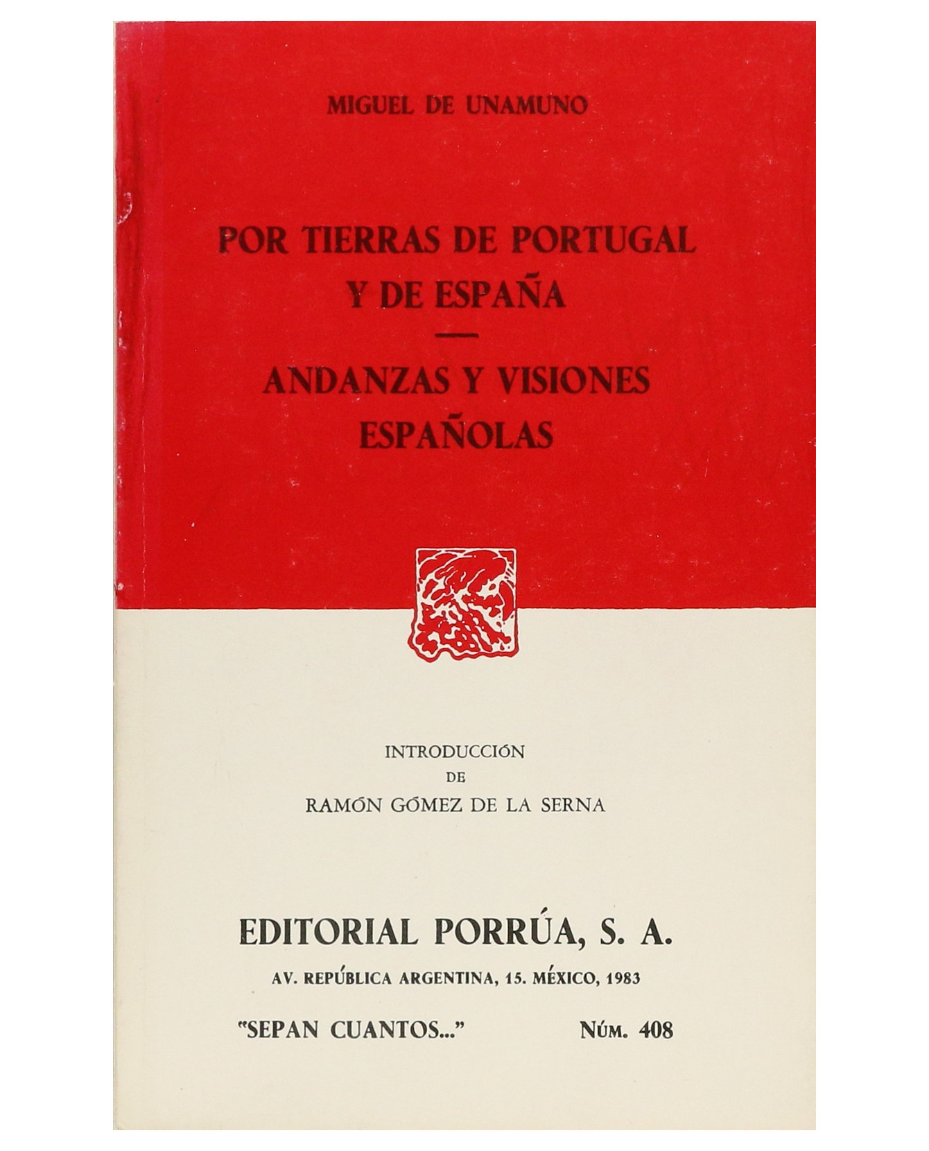 Foto 2 pulgar | Libro Por Tierras De Portugal Y De España · Andanzas Y Visiones Españolas- Editorial Porrúa - Unamuno Y Jugo, Miguel