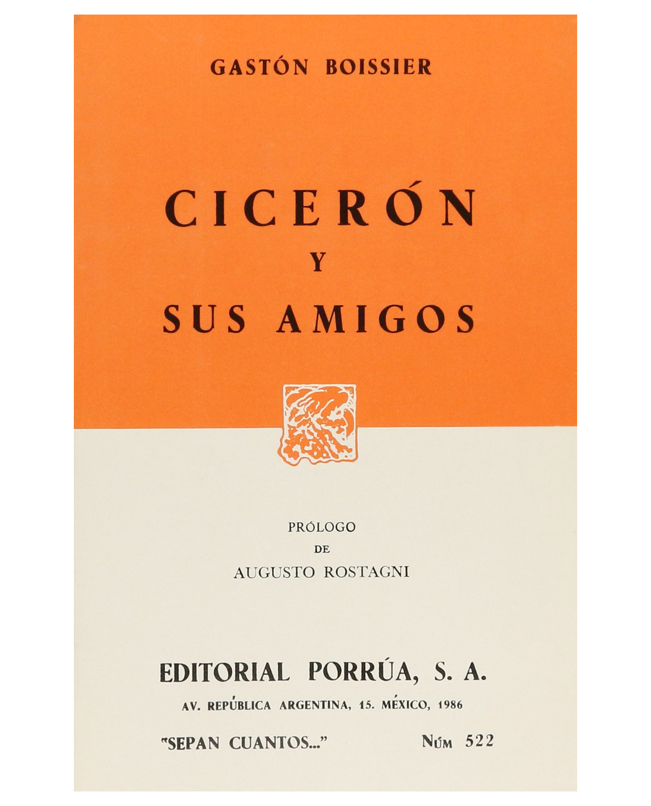 Foto 2 pulgar | Libro Cicerón Y Sus Amigos- Editorial Porrúa - Boissier, Gastón