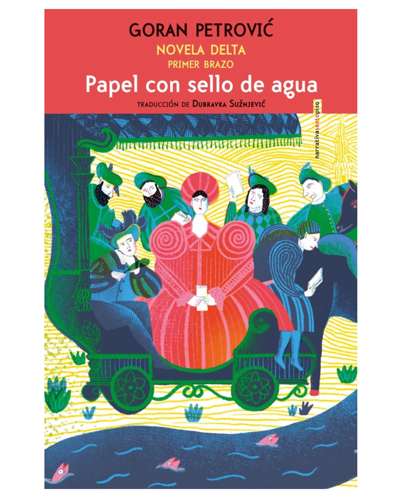 Foto 1 | Libro Papel Con Sello De Agua- Sexto Piso - Goran Petrović