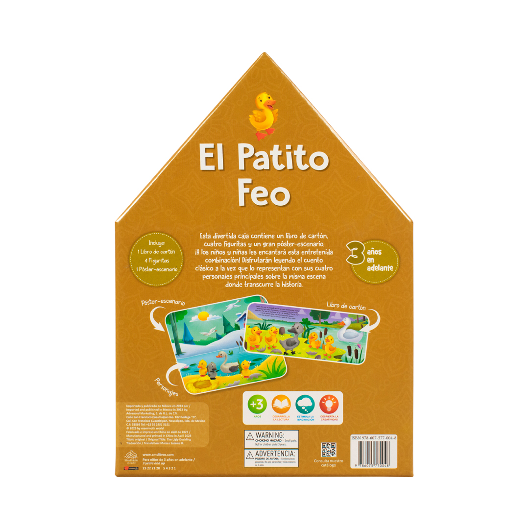 Foto 4 pulgar | Cuento Infantil Mi Primer Libro Con Figuritas: El Patito Feo- Advanced - Varios Autores