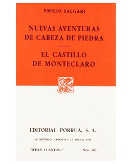 Foto 1 | Libro Nuevas Aventuras De Cabeza De Piedra · El Castillo De Montecarlo- Editorial Porrúa - Salgari Gradara
