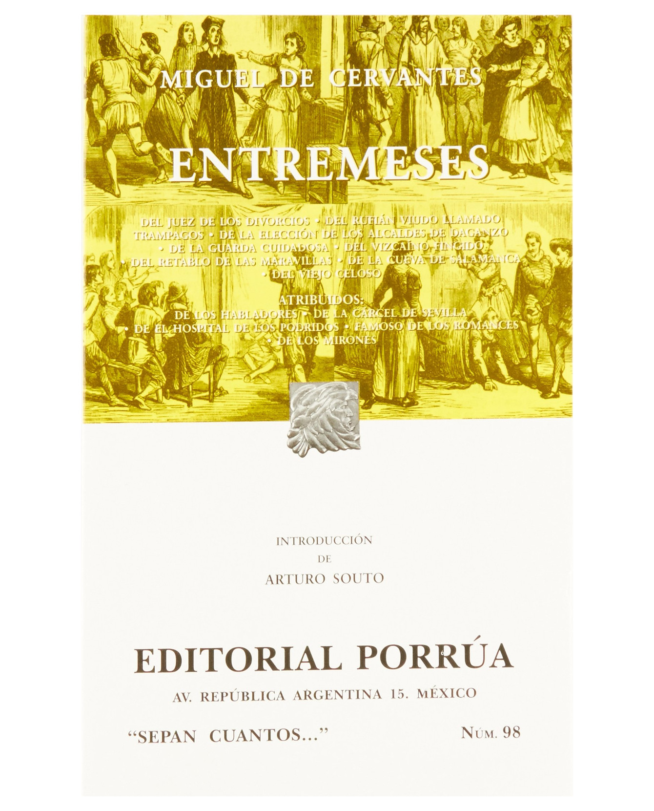 Foto 2 pulgar | Libro Entremeses- Editorial Porrúa - Cervantes Saavedra, Miguel De