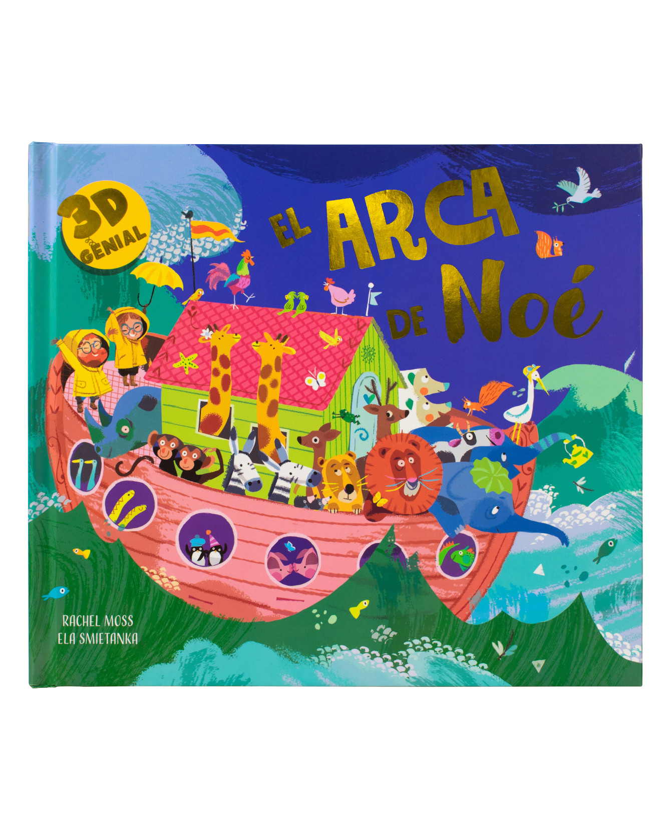 Libro Infantil En 3d Genial El Arca De Noé- Advanced - Moos Rachel