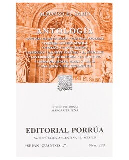 Foto 1 | Libro Antología- Editorial Porrúa - Alfonso X