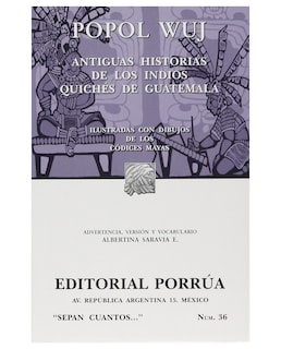 Foto 1 | Libro Popol Wuj- Editorial Porrúa - Sin Autor