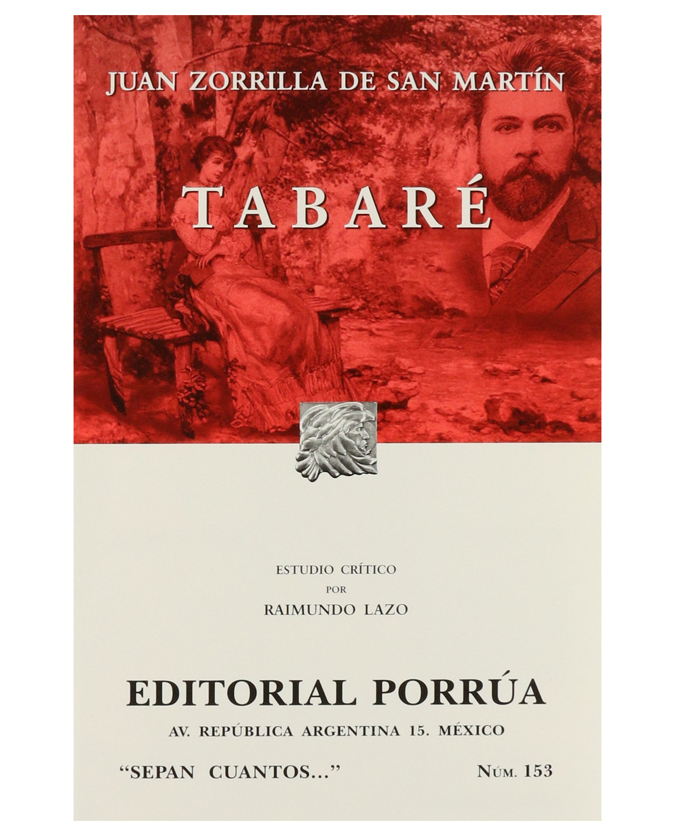 Libro Tabaré- Editorial Porrúa  Zorrilla De San Martín Juan
