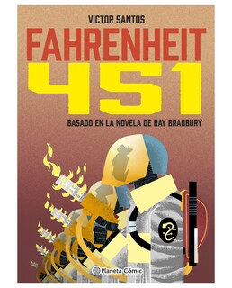 Foto 1 | Libro Fahrenheit 451 (novela Gráfica)- Planeta Cómic - Víctor Santos