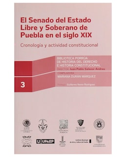 Foto 1 | Libro Senado Del Estado Libre Y Soberano De Puebla En El Siglo Xix- Editorial Porrúa - Ixtlapale Carmona, Carlos Erick