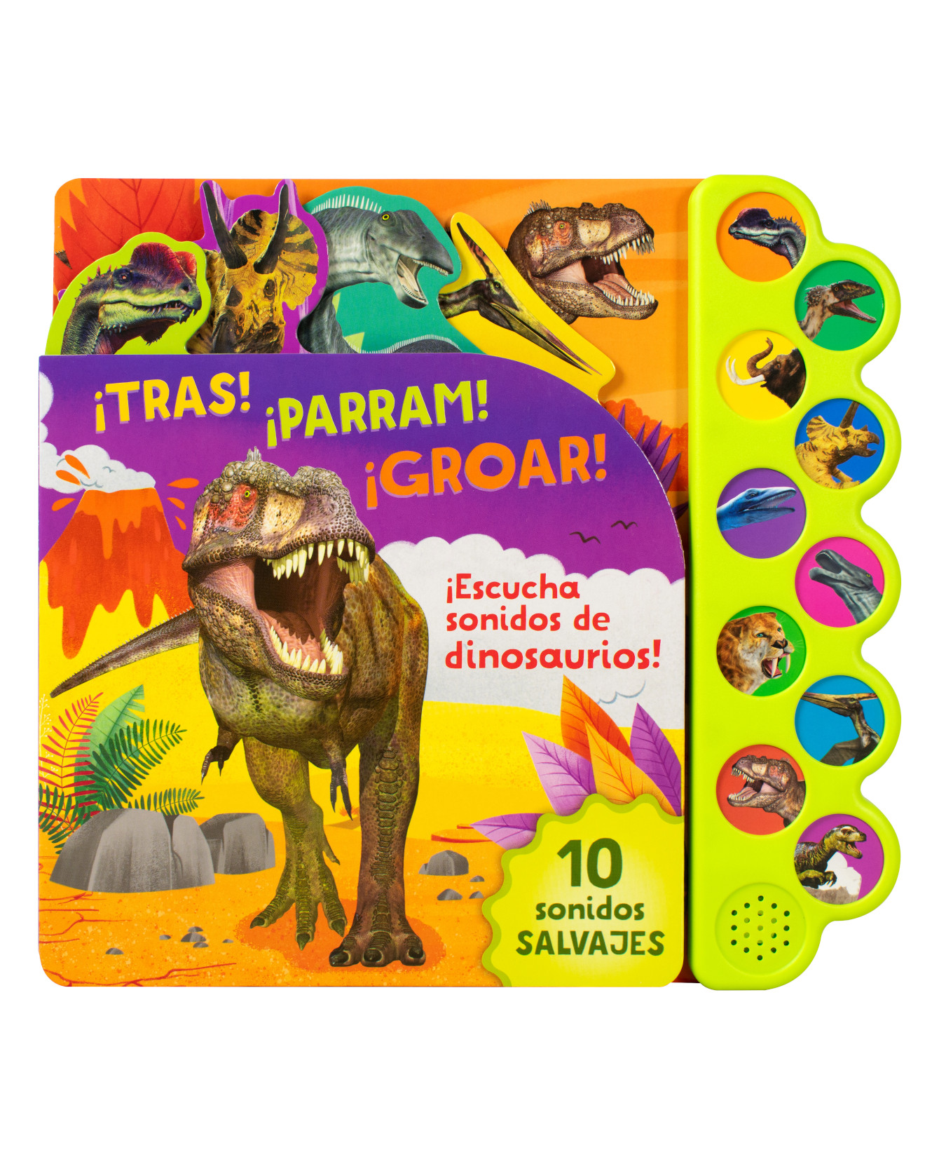 Foto 2 pulgar | Libro Infantil: 10 Sonidos Salvajes Tras Parram Groar Advanced  Varios Autores