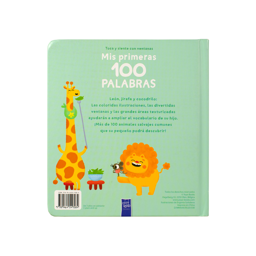 Foto 5 pulgar | Libro Infantil: Mis Primeras 100 Palabras Animales Salvajes Advanced  Varios Autores