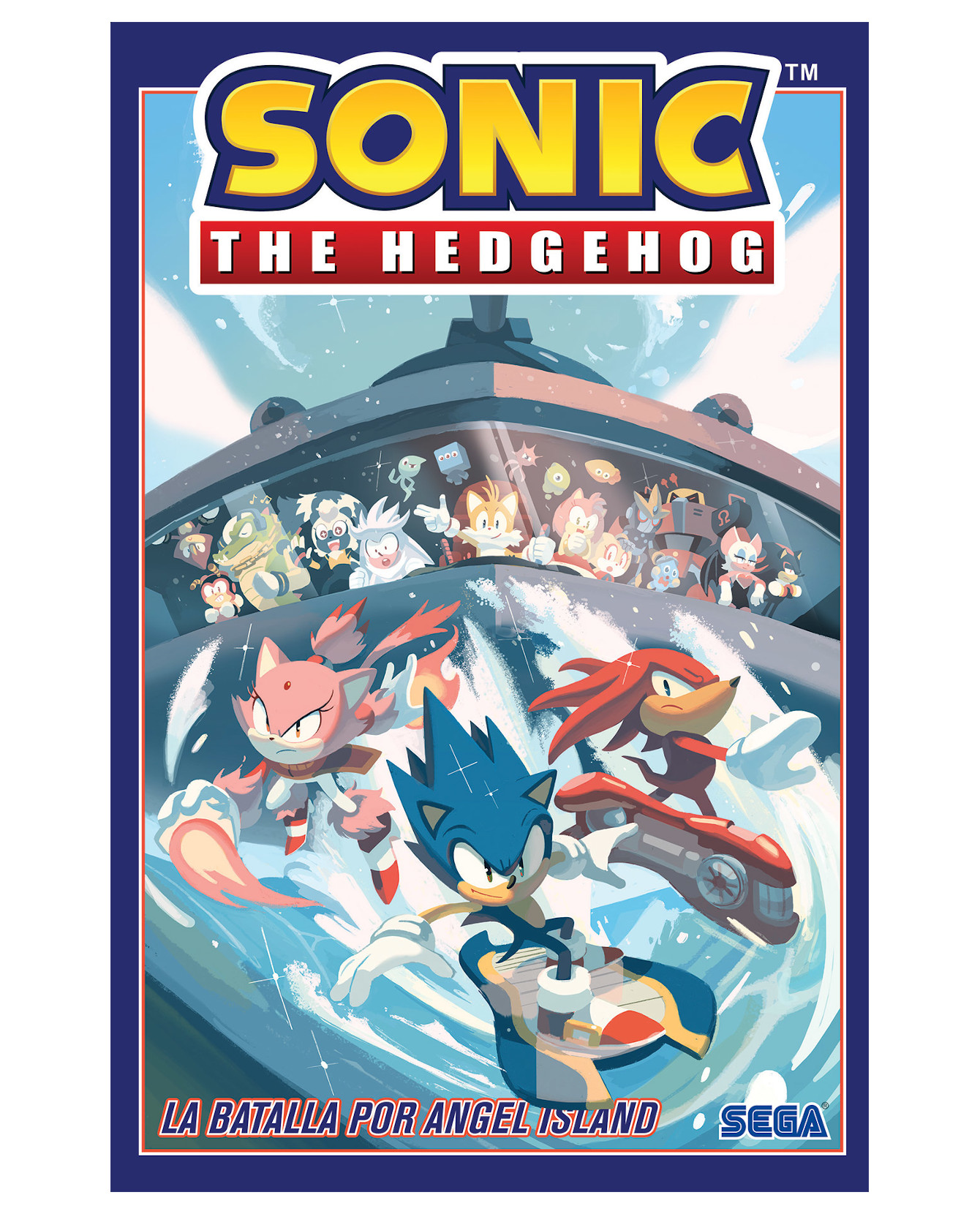 Libro Sonic The Hedgehog La Batalla Por Angel Island 3a  Kamite Ian Flynn