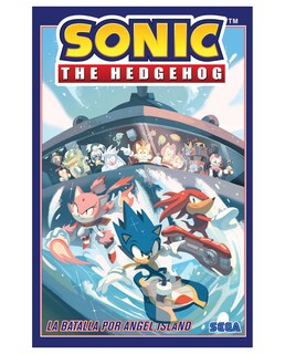 Foto 1 | Libro Sonic The Hedgehog La Batalla Por Angel Island 3a Kamite Ian Flynn