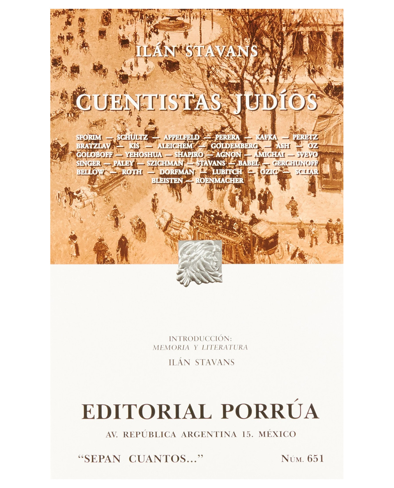 Libro Cuentistas Judíos- Editorial Porrúa - Varios Autores