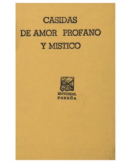 Foto 1 | Libro Casidas De Amor Profano Y Místico Editorial Porrúa