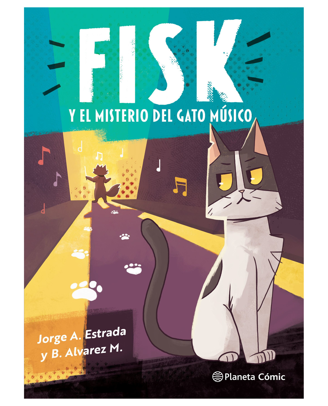 Libro Fisk Y El Misterio Del Gato Músico Comics Mexico