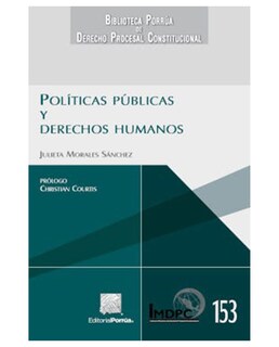 Foto 1 | Libro Políticas Públicas Y Derechos Humanos- Editorial Porrúa - Morales Sánchez, Julieta
